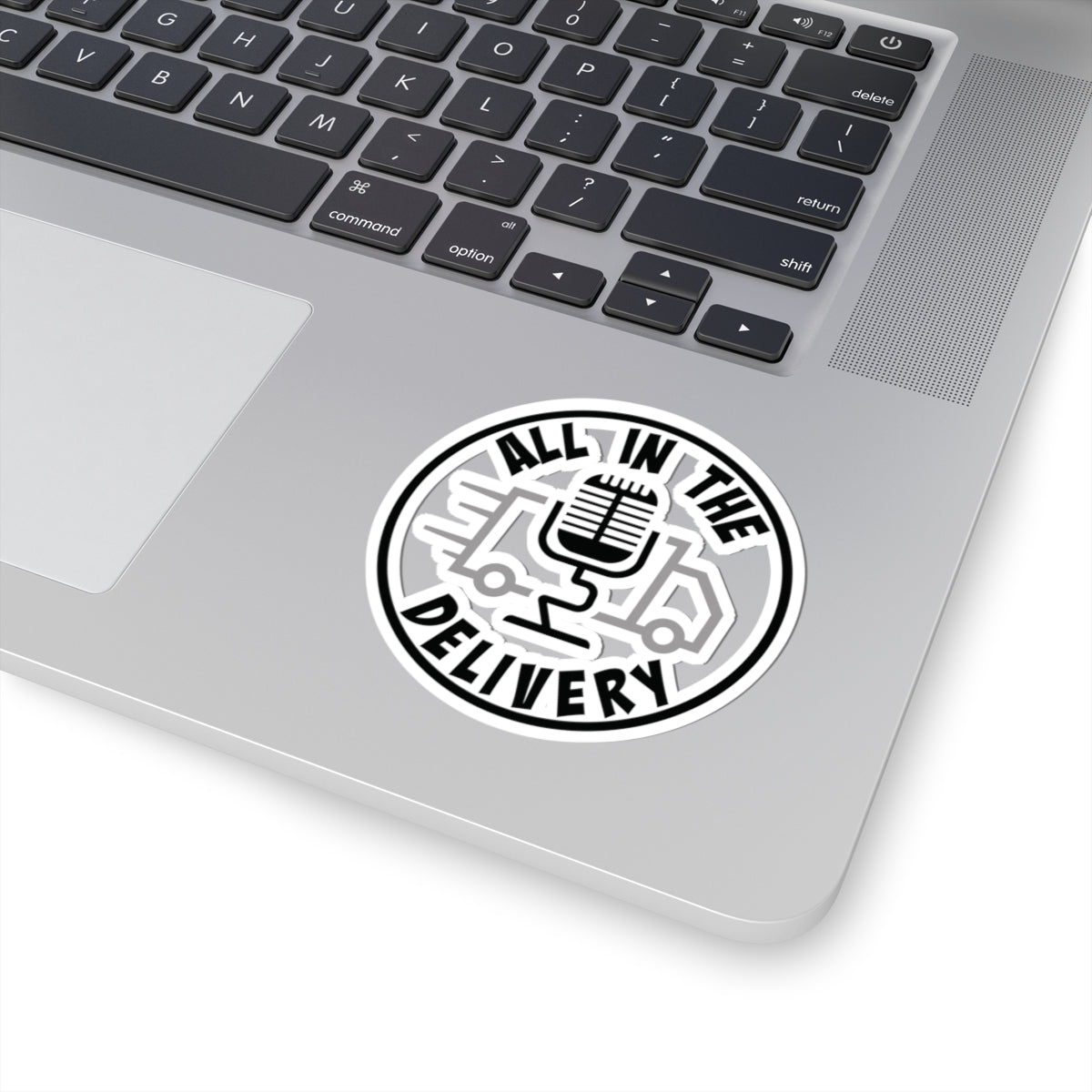 All in the Delivery Logo Sticker — AITD Logo Kiss-Cut Sticker